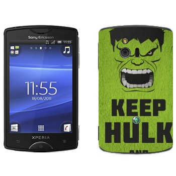   «Keep Hulk and»   Sony Ericsson ST15i Xperia Mini