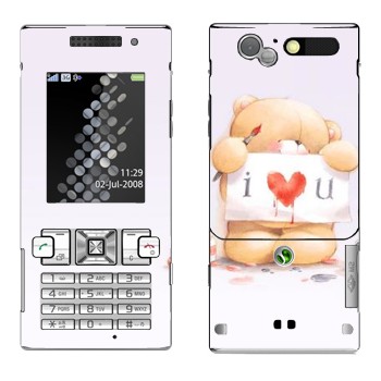   «  - I love You»   Sony Ericsson T700