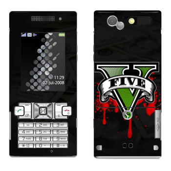   «GTA 5 - logo blood»   Sony Ericsson T700
