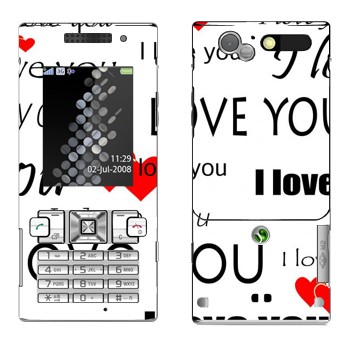   «I Love You -   »   Sony Ericsson T700