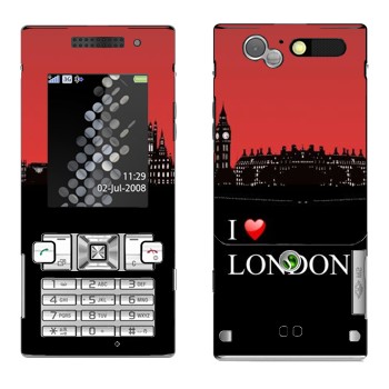   «I love London»   Sony Ericsson T700