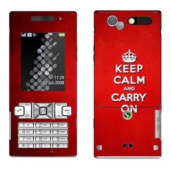   «Keep calm and carry on - »   Sony Ericsson T700