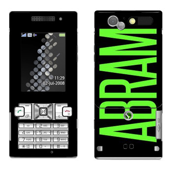   «Abram»   Sony Ericsson T700