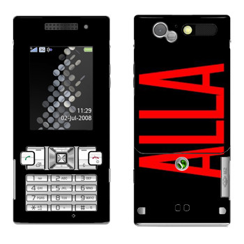   «Alla»   Sony Ericsson T700