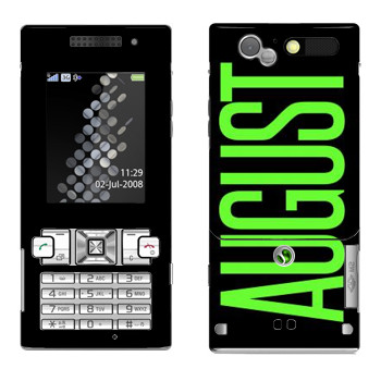   «August»   Sony Ericsson T700