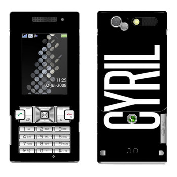   «Cyril»   Sony Ericsson T700