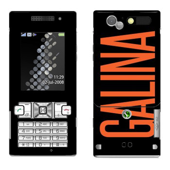  «Galina»   Sony Ericsson T700