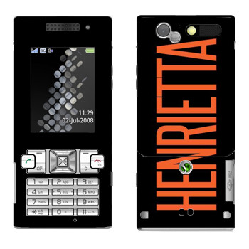   «Henrietta»   Sony Ericsson T700