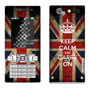   «Keep calm and carry on»   Sony Ericsson T700