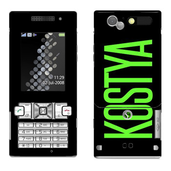   «Kostya»   Sony Ericsson T700