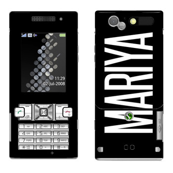   «Mariya»   Sony Ericsson T700