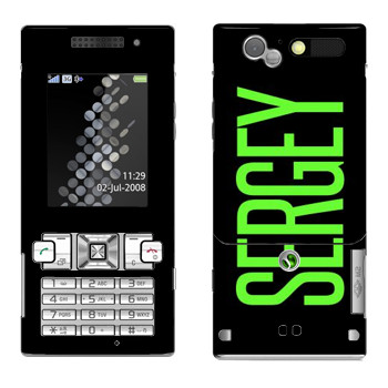   «Sergey»   Sony Ericsson T700