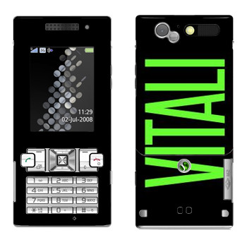   «Vitali»   Sony Ericsson T700