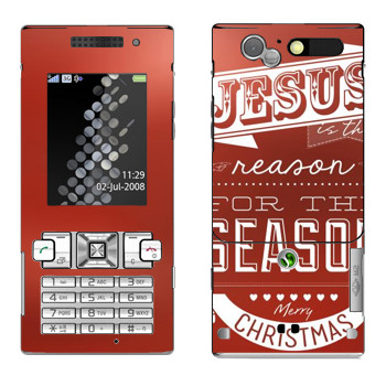   «Jesus is the reason for the season»   Sony Ericsson T700