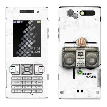   « - No music? No life.»   Sony Ericsson T700
