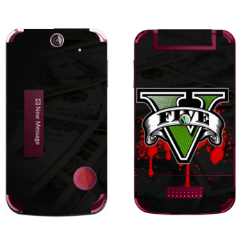   «GTA 5 - logo blood»   Sony Ericsson T707