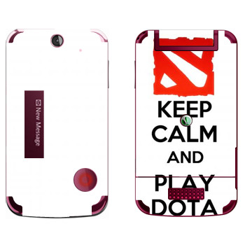   «Keep calm and Play DOTA»   Sony Ericsson T707