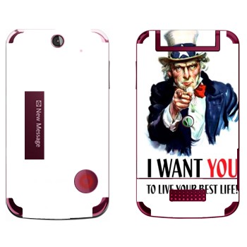   « : I want you!»   Sony Ericsson T707