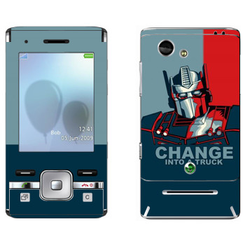  « : Change into a truck»   Sony Ericsson T715