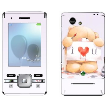   «  - I love You»   Sony Ericsson T715