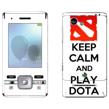  «Keep calm and Play DOTA»   Sony Ericsson T715