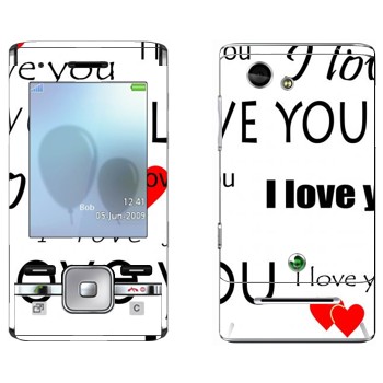   «I Love You -   »   Sony Ericsson T715