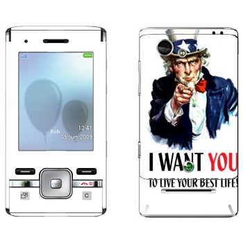  « : I want you!»   Sony Ericsson T715