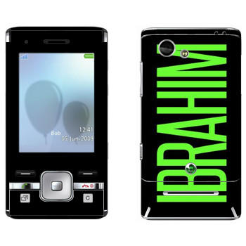   «Ibrahim»   Sony Ericsson T715