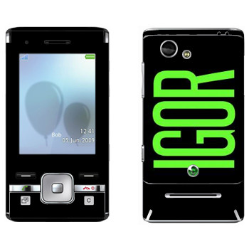   «Igor»   Sony Ericsson T715