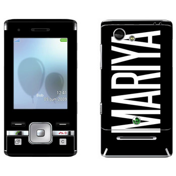   «Mariya»   Sony Ericsson T715