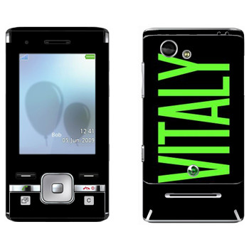   «Vitaly»   Sony Ericsson T715