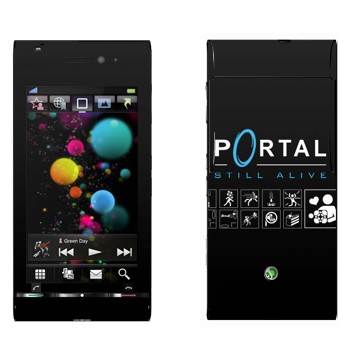   «Portal - Still Alive»   Sony Ericsson U1 Satio