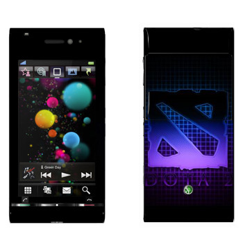   «Dota violet logo»   Sony Ericsson U1 Satio