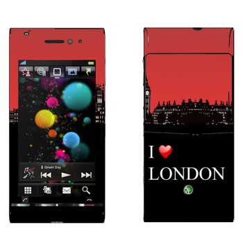   «I love London»   Sony Ericsson U1 Satio