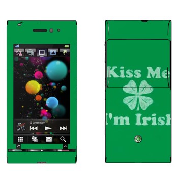   «Kiss me - I'm Irish»   Sony Ericsson U1 Satio