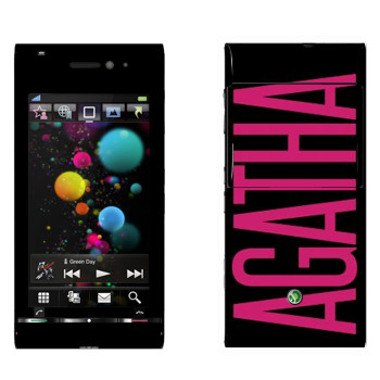   «Agatha»   Sony Ericsson U1 Satio