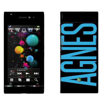   «Agnes»   Sony Ericsson U1 Satio
