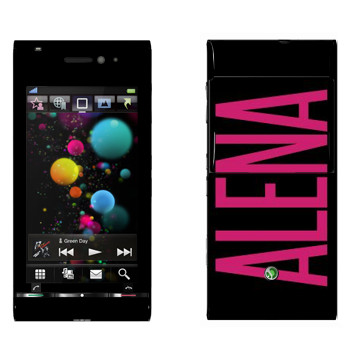   «Alena»   Sony Ericsson U1 Satio