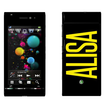  «Alisa»   Sony Ericsson U1 Satio