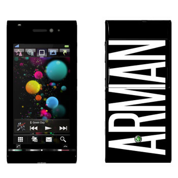   «Arman»   Sony Ericsson U1 Satio