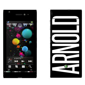   «Arnold»   Sony Ericsson U1 Satio