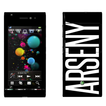   «Arseny»   Sony Ericsson U1 Satio