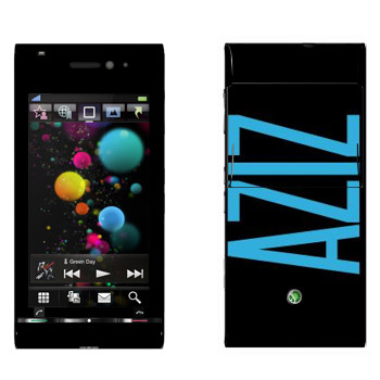   «Aziz»   Sony Ericsson U1 Satio