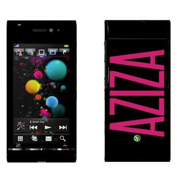   «Aziza»   Sony Ericsson U1 Satio
