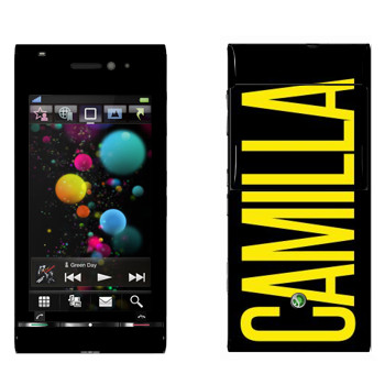   «Camilla»   Sony Ericsson U1 Satio