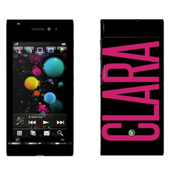   «Clara»   Sony Ericsson U1 Satio