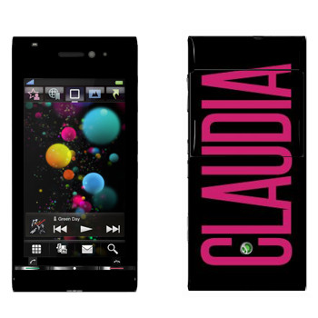   «Claudia»   Sony Ericsson U1 Satio