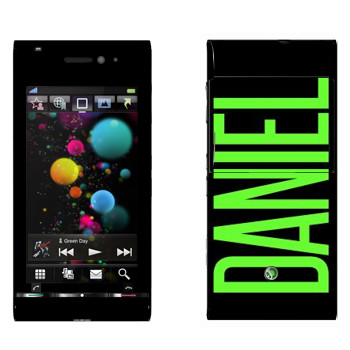   «Daniel»   Sony Ericsson U1 Satio