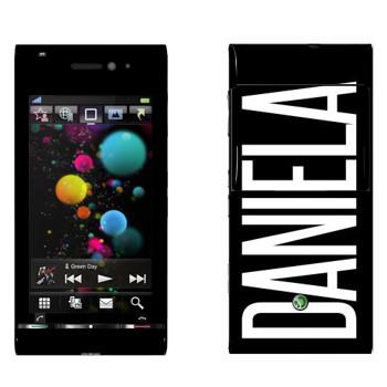   «Daniela»   Sony Ericsson U1 Satio