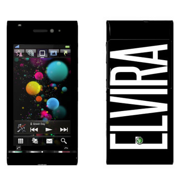   «Elvira»   Sony Ericsson U1 Satio